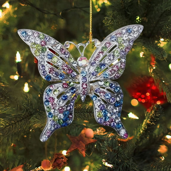 Cagogo under $5 Christmas Decorations, Acrylic Butterfly Ornaments, Christmas Hanging Decorations, Home Decoration Accessories, Car Interior Decor, Gift Souvenirs