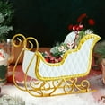 thumbnail image 1 of Cagogo under $5 Christmas Sleigh Decorations, Christmas Sleigh Metal Decorations,Mini Candy Storage Sleigh,Santa Claus Sleigh Decor,Desktop Centerpiece Decorations,Mantelpiece Fireplace Decor, 1 of 6