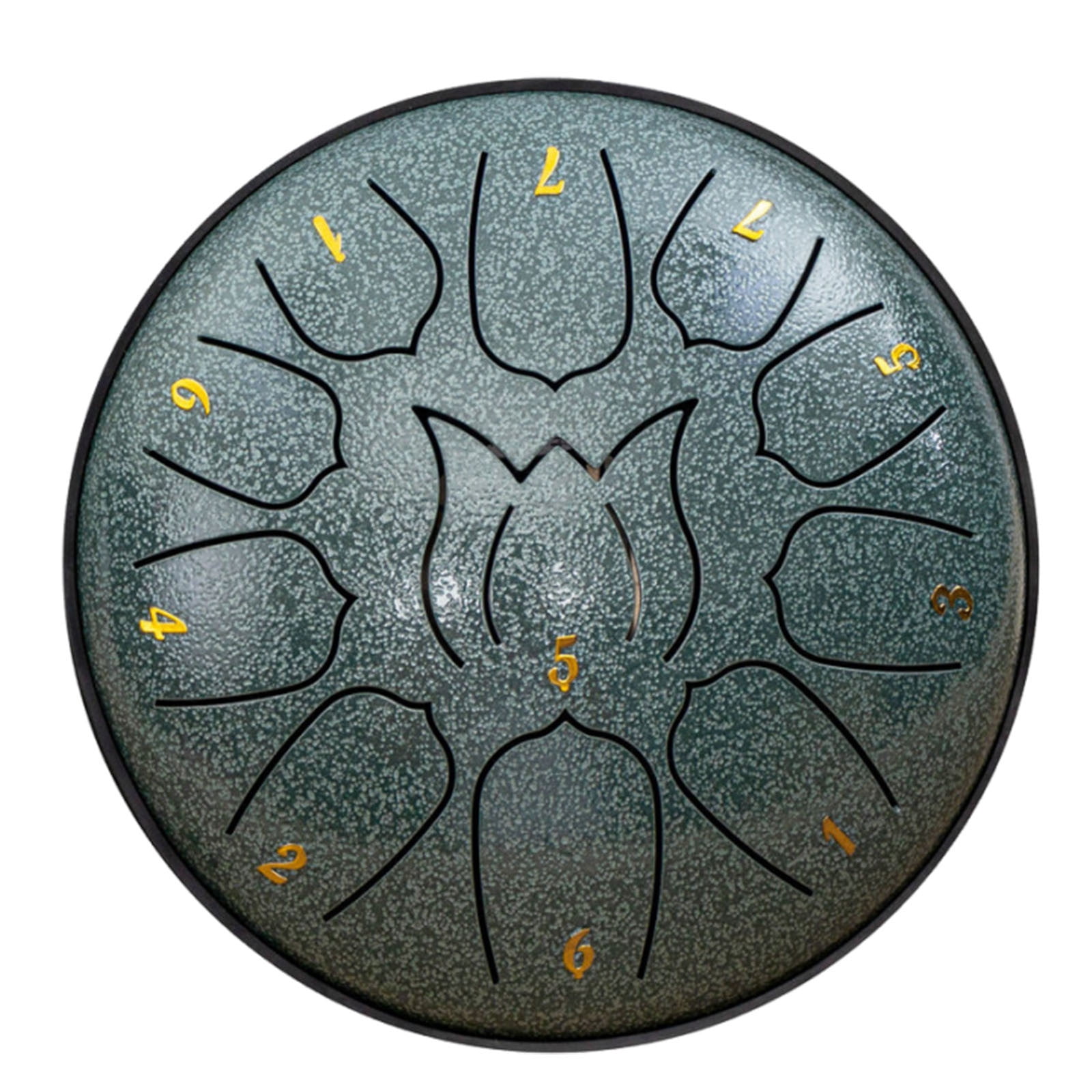 Cagogo under $5 Hand Drum, 6-inch 11 Tone Hand Drum,ChildrenForget Worry Drum, Adult Hand Disc Drum, Musical Instrument for Beginners, Steel Tongue Drum
