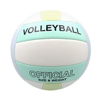 Cagogo under $5 Soft Volleyball, Super Soft Volleyball for Training, Beach Volleyball Indoor Outdoor Use, Official Size 5 Competition Volleyball, PVC Waterproof Volleyball Ball