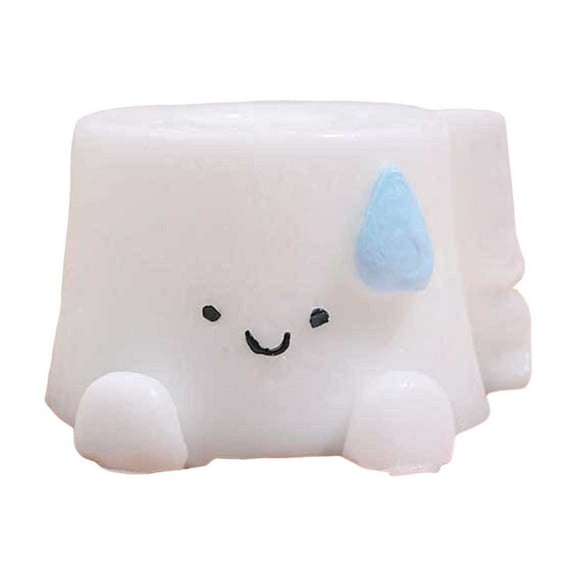 Cagogo under $5 Stress ReliefToy, Stress Relief SqueezeToy,Slow Rise SimulationToy,Hand Painted DetailsToy,Soft Material Stress Ball,Multi-functional Desktop DecorationToy
