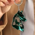 thumbnail image 1 of Cagogo under $5 Wolf Keychain, Wolf Keychain Accessory, Plateau Wolf Design Key Ring, Animal Themed Gift Keychain, Outdoor Enthusiast Present, Unique Wolf Lover Collection, 1 of 6