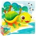 thumbnail image 1 of Cagogo under $5 Wooden PuzzleToy, KidsBabyWooden Puzzle Cognition LearningToy, Educational Animal Shape Recognition Puzzle, Wooden Pattern Blocks for Early Learning, 1 of 6