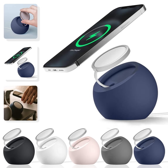 Cagogo 5Pcs Charging Stand, Wireless Charging Dock For , Desktop Charging Station For Home Office, Fast Charging Stand With Secure Grip, Durable Charger Holder For Apples Phones