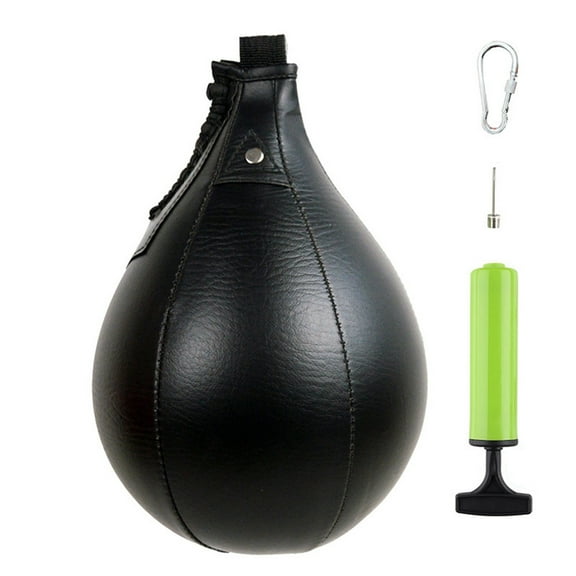Cagogo Boxing Speed Ball, Punching Bag Training Equipment, Pear Shape Swivel Punching Ball Hanging Bag for Boxing Exercise Fitness Speed Training, Home Gym Equipment for Adults Men