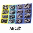 thumbnail image 1 of Cagogo Chinese Rings Puzzle, Interwoven Metal Brain Teaser Game, Iron Ring EducationalToyForChildrenAnd Adults, Challenging Logic Puzzle, Traditional Cultural Gift, Durable Iron Construction, 1 of 1
