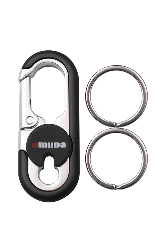 Creative Car Key Chain, Waist Hanging Key Ring For Outdoor Enthusiasts And Drivers, Durable Stainless Steel Construction With Rotary Disassembly Design