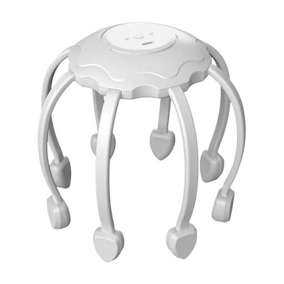 Cagogo Octopus Head Massager, Scalp Relaxation Tool For Home Office Stress Relief, 5 Modes 360 Degree Electric Massage For Hair Stimulation And Fatigue Recovery