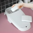 thumbnail image 1 of Cagogo Portable Laundry Washboard, Plastic Scrubbing Board for Hand Washing Clothes, Non-Slip Ribbed Surface with Stand, Compact Home Travel Camping Washing Aid, 1 of 6