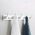 thumbnail image 1 of Cagogo Wall Mounted Coat Rack 5 Hooks, Heavy Duty Entryway Mudroom Bathroom Organizer, Stainless Aluminum Metal Hook Rail For Coats Hats Towels, 1 of 9