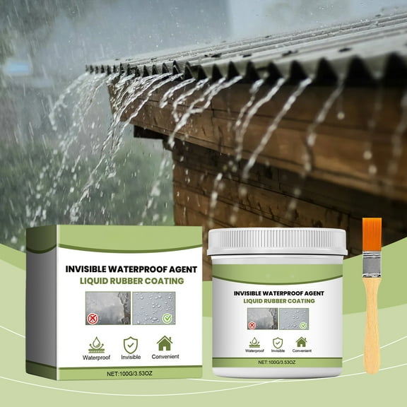 Cagogo Waterproof Sealant, Invisible Sealing Adhesive For Construction And Household Use, Clear Liquid Waterproofing Barrier For Cracks And Gaps
