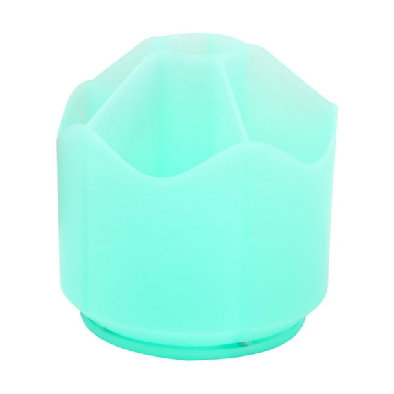 Cagogo under $5 Pencil Holder, Rotating Pencil Case,6 Compartment Organizer,360 Degree Swivel Base,Desktop Storage for Study,Office Cosmetic Holder