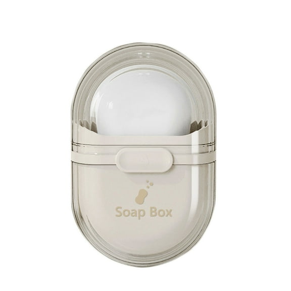 Cagogo under $5 Soap Box, Travel Soap Box with Sealing Lid, Draining Inventive Washing Soap Case, Portable Bathroom Accessory