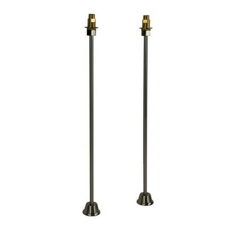 Cahaba  0.5 x 24 in. Straight Bath Supplies, Satin Nickel