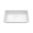 thumbnail image 1 of Cahaba CAFC36SB 36.13 x 18 x 10 in. Single Bowl Farmhouse Fireclay Kitchen Sink, Gloss White, 1 of 4