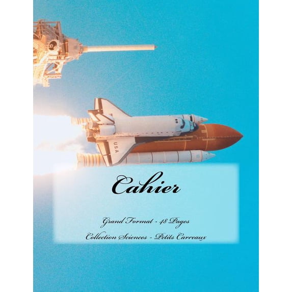 Cahier - Grand Format - 48 pages - Collection Sciences: Petits Carreaux - Design Original 7 (Paperback)