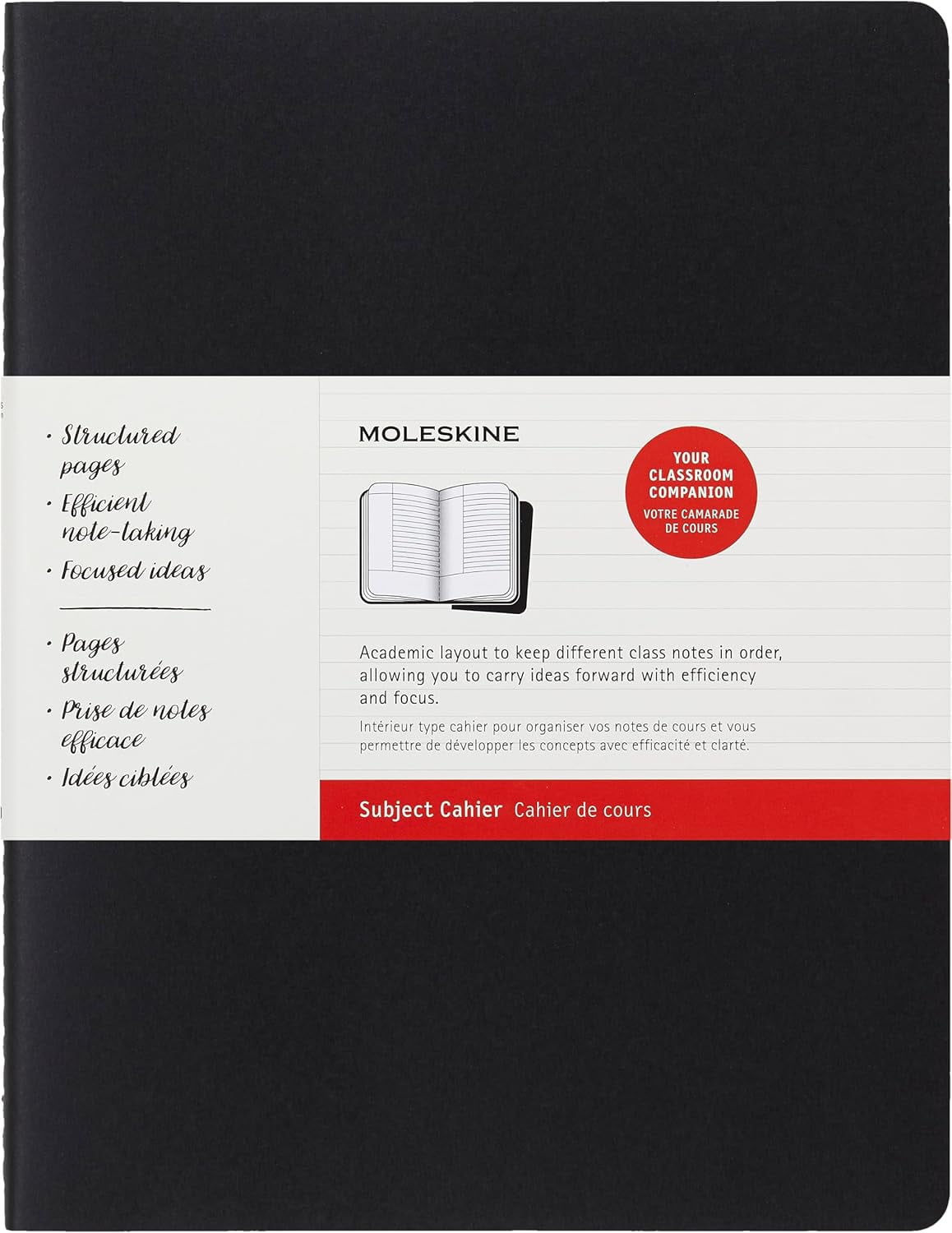 Cahier Journals Subject Xxl Black Krbrw