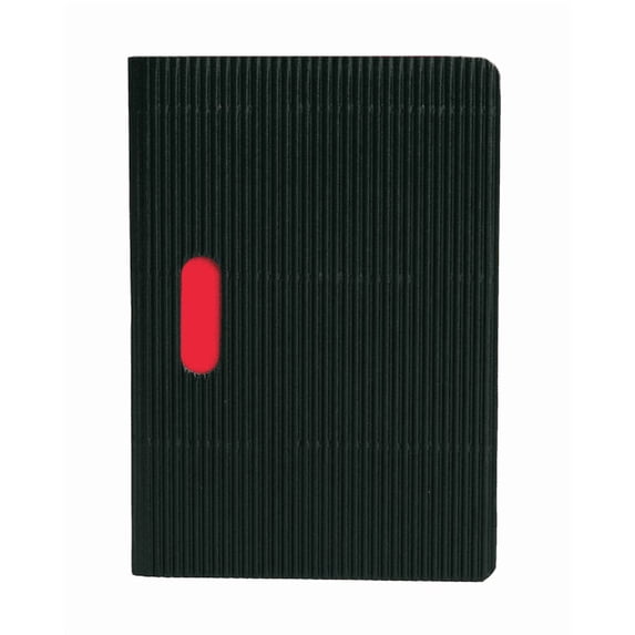 Cahier Ondulo: Black / Black Paper-Oh Cahier Ondulo B7 Unlined (Hardcover)