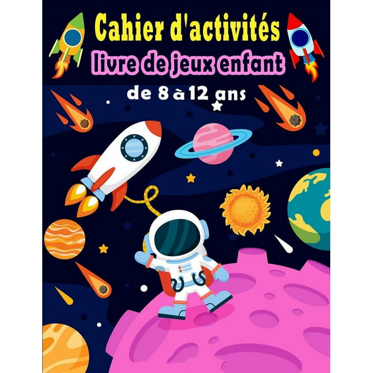 Cahier d'activités: livre de jeux enfant de 8 à 12 ans - Mots