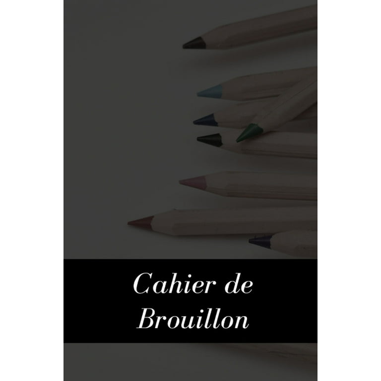 Cahier de Brouillon : 100 pages - Joli Cadeau - Enfants et adultes  (Paperback) 