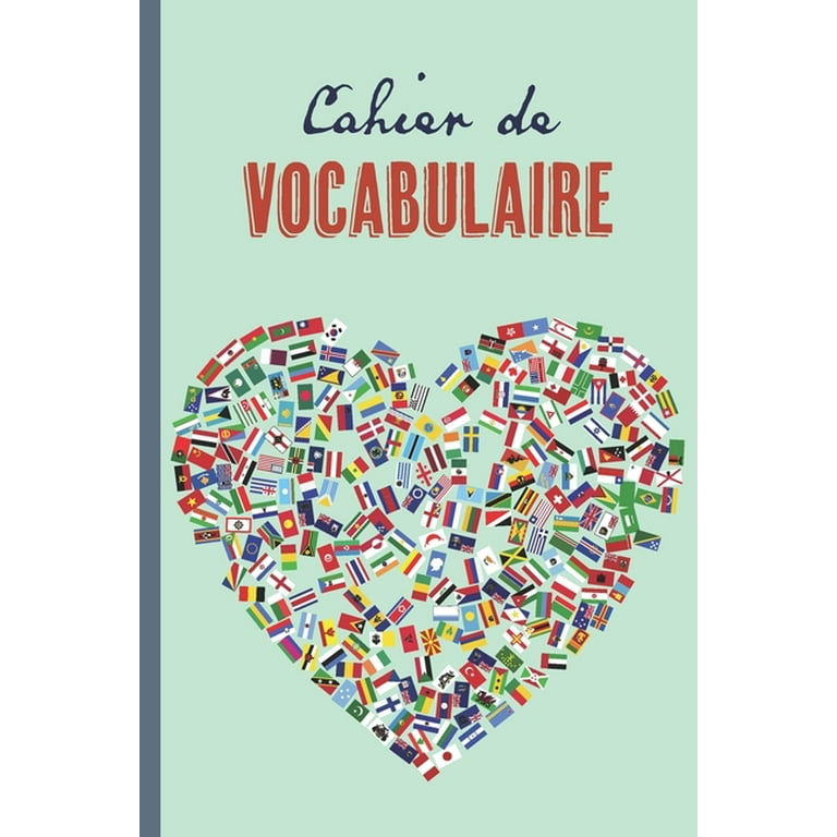 Cahier de Vocabulaire : Carnet format 15,2 x 22,9 cm - 100 pages double  colonnes - Apprendre une langue étrangère (Paperback) 