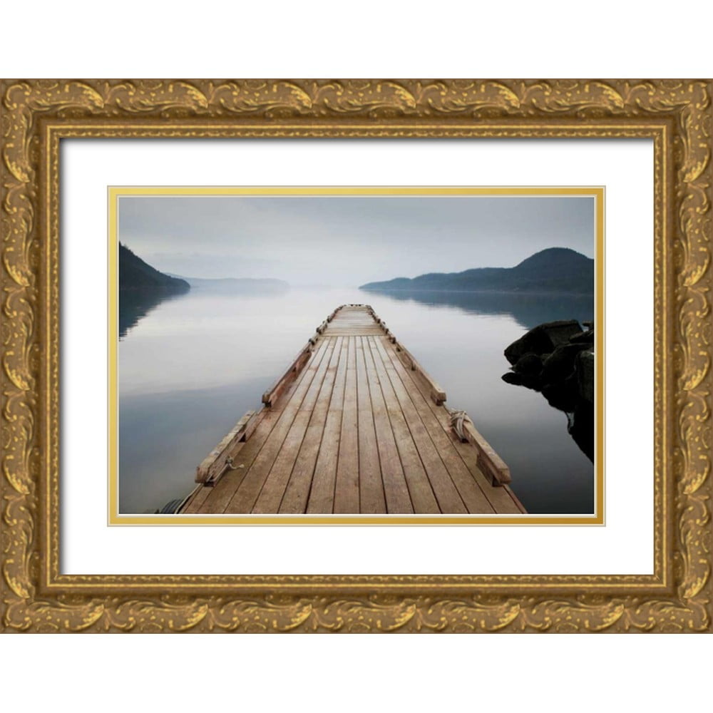 Cahill, Michael 14x11 Gold Ornate Wood Framed with Double Matting