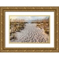 thumbnail image 1 of Cahill, Michael 14x11 Gold Ornate Wood Framed with Double Matting Museum Art Print Titled - Path to the Beach, 1 of 4