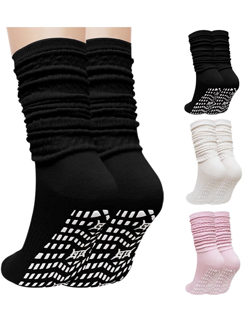 Macahel 3-Pack Men's Breathable Cotton Dot Design Trainer Liner Socks - Low Cut