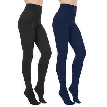 CaiDieNu Tights for Women Colorful Pantyhose 100D Swan Velvet Stockings 2-Pack
