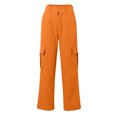 thumbnail image 1 of CaiJunJia Cargo Pants for Women High Waisted Casual Pants Work Pants Baggy Stretchy Wide Leg Trousers with Pockets, 1 of 5
