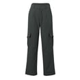 thumbnail image 1 of CaiJunJia Cargo Pants for Women High Waisted Casual Pants Work Pants Baggy Stretchy Wide Leg Trousers with Pockets, 1 of 6