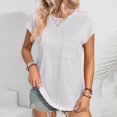 thumbnail image 1 of CaiJunJia T Shirts for Women,Womens Soft T Shirts Basic Short Sleeve Tees Crew Neck Fashion Tops Loose Fit Lightweight Casual Summer Clothes, 1 of 4