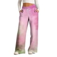 thumbnail image 1 of CaiJunJia Women's Casual Loose Wide Leg Cozy Pants Yoga Sweatpants Comfy High Waisted Sports Athletic Lounge Pants with Pockets, 1 of 4