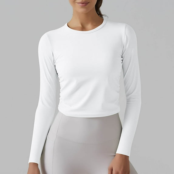 CaiJunJia Long Sleeve Tops,Women's Long Sleeve Shirts UPF 50+ Sun Protection Shirts for Hiking Fishing Workout Rash Guard