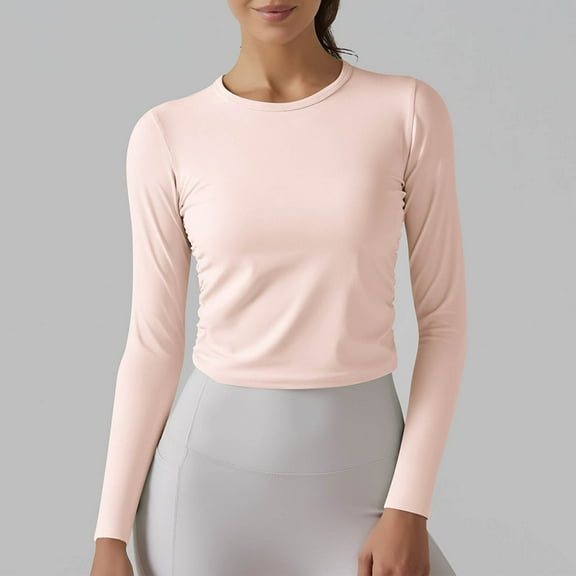 CaiJunJia Long Sleeve Tops,Women's Long Sleeve Shirts UPF 50  Sun Protection Shirts for Hiking Fishing Workout Rash Guard