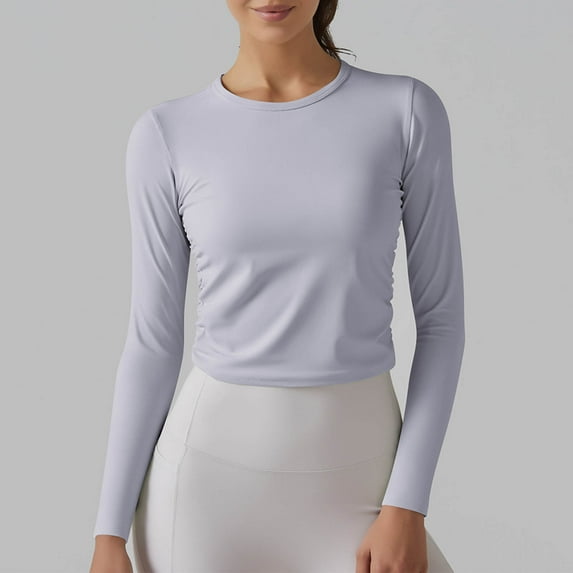 CaiJunJia Long Sleeve Tops,Women's Long Sleeve Shirts UPF 50+ Sun Protection Shirts for Hiking Fishing Workout Rash Guard