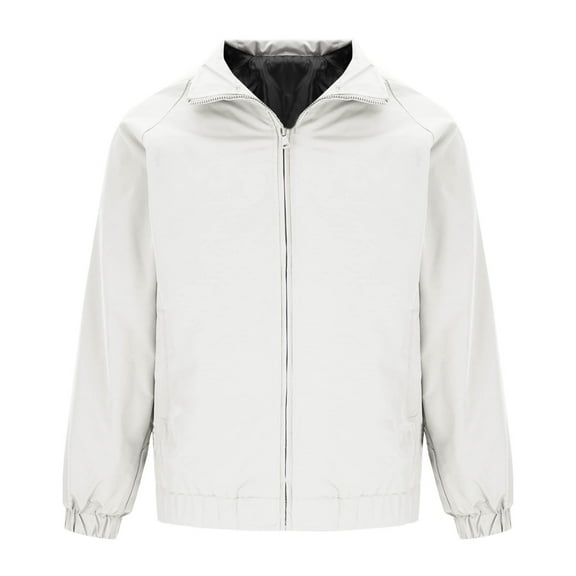 CaiJunJia Men's Lightweight Casual Jacket Bomber Windbreaker Spring Fall Golf Full Zip Stylish Fashion Outdoor Work Outerwear