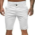 thumbnail image 1 of CaiJunJia George Men's Casual Twill Shorts 5"/ 7" Drawstring Summer Stretch Flat Front Chino Short, 1 of 5