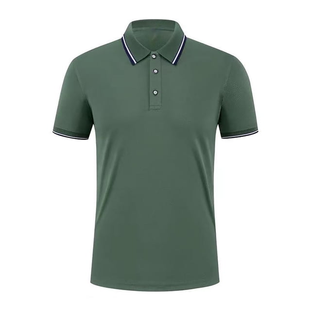 CaiJunJia Mens Short Sleeve Solid Stretch Cotton Pique Polo Shirt Polo Shirts for Men Clearance