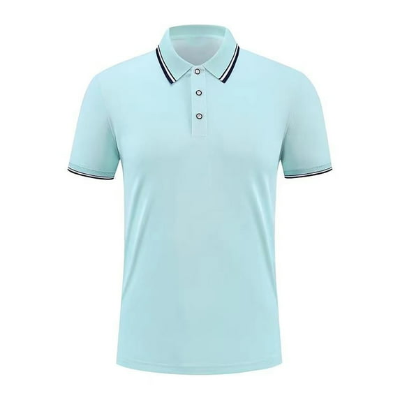 CaiJunJia George Mens Short Sleeve Solid Stretch Cotton Pique Polo Shirt,Polo Shirts for Men Clearance