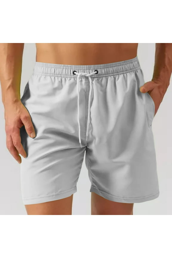 George Mens Swim Trunks Quick Dry Stretch Swim Shorts Mesh Lining Bathing Suits Swimwear Beach Shorts with Pockets