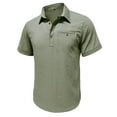 thumbnail image 1 of CaiJunJia George Polo Shirt,Men's Classic Fit Short Sleeve Dual Tipped Collar Polo Shirt, 1 of 6