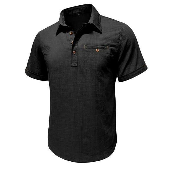 CaiJunJia George Polo Shirt,Men's Classic Fit Short Sleeve Dual Tipped Collar Polo Shirt
