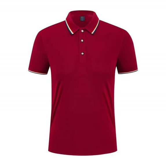 CaiJunJia George Polo Shirt,Men's Classic Fit Short Sleeve Dual Tipped Collar Polo Shirt