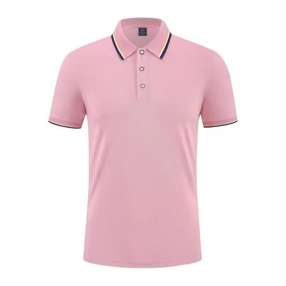 CaiJunJia George Polo Shirt,Men's Classic Fit Short Sleeve Dual Tipped Collar Polo Shirt