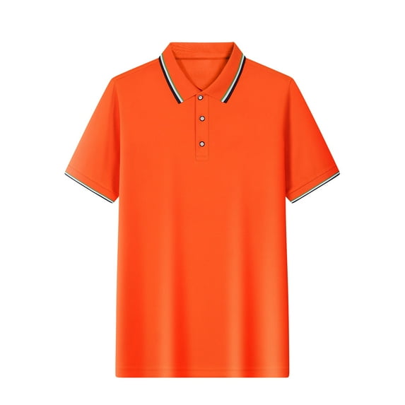 CaiJunJia George Polo Shirt,Men's Classic Fit Short Sleeve Solid Soft Cotton Polo Shirt
