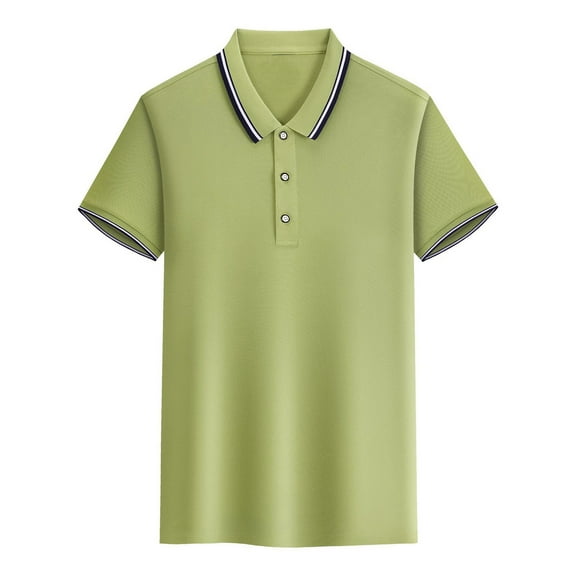 CaiJunJia George Polo Shirt,Men's Jersey Cotton Short Sleeve Polo Shirt - Breathable Performance Polo (Available in Big & Tall)