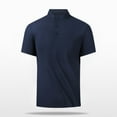 thumbnail image 1 of CaiJunJia George Polo Shirt,Men's Short Sleeve 100% Cotton Pique Color Block Polo Shirt, 1 of 6