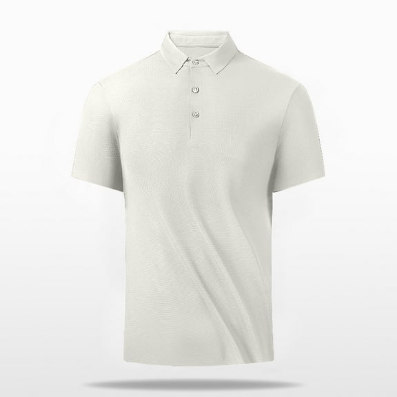 CaiJunJia George Polo Shirt,Men's Short Sleeve 100% Cotton Pique Color Block Polo Shirt