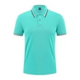 thumbnail image 1 of CaiJunJia George Polo Shirt,Men's Short Sleeve Cotton Pique Polo Shirt in Regular Fit, 1 of 5